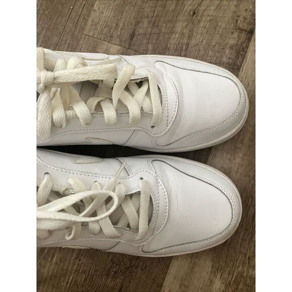Nike Ebernon Low Triple White Women's Size‎ 8 Casual Sneakers Shoes AQ1779-100 - Picture 3 of 9